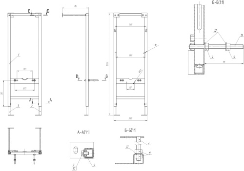 Система инсталляции для унитазов Cersanit Vector фото 3