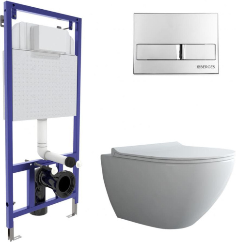 41 980 руб. Комплект Berges Wasserhaus Novum 043245 кнопка хром глянцевый Комплект Berges Wasserhaus Novum 043245 кнопка хром глянцевый