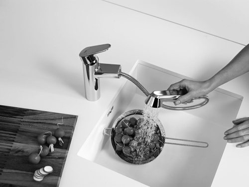 Смеситель Grohe Eurodisc Cosmopolitan 32257002 для кухонной мойки фото 3