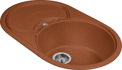 Мойка кухонная AquaGranitEx M-18s терракот