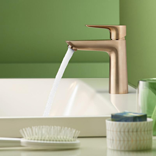 Смеситель Hansgrohe Talis E 71712140 для раковины, брашированная бронза фото 2