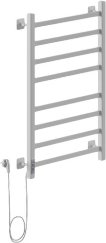 Полотенцесушитель электрический Ника Step-1 80/50 белый матовый, L