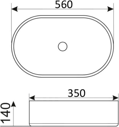Раковина Mira MR-5635 фото 3