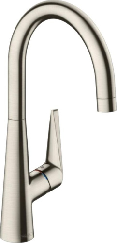 Смеситель Hansgrohe Talis M51 72810800 для кухонной мойки, сталь