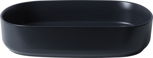 Раковина Allen Brau Fantasy Oval 55x36, черная матовая фото 7