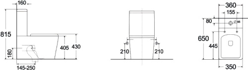 31 620 руб. Унитаз-компакт TEKA Formentera 700170200 с микролифтом фото 5 Унитаз-компакт TEKA Formentera 700170200 с микролифтом фото 5