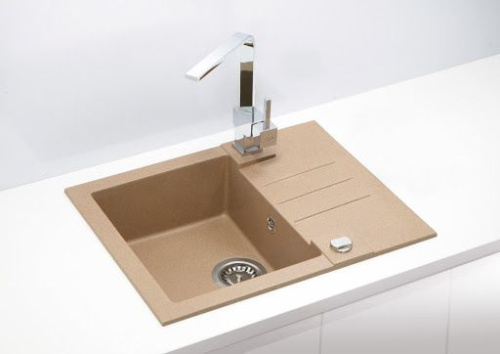 Мойка кухонная Alveus Rock Granital 30 beige фото 4