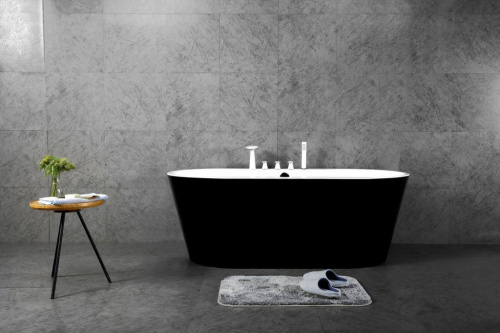Акриловая ванна BelBagno BB200-1700-800-NERO 170x80 фото 2