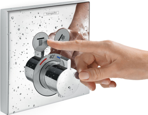 Душевой комплект Hansgrohe Термостат ShowerSelect 15763000 + 26230000 + 26843000 + 28272000 + 26864000 + 01800180 фото 12