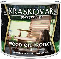 Масло льняное Kraskovar Wood Oil Protect 2,2 л