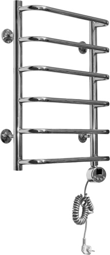 Полотенцесушитель электрический Domoterm Стефано П6 40x60, хром, R фото 4