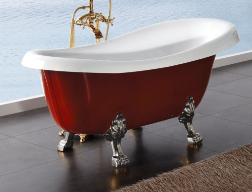 Акриловая ванна BelBagno BB04-ROS 170x80 фото 3