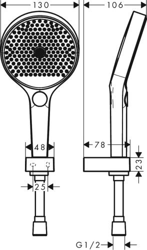 Душевой гарнитур Hansgrohe Rainfinity 26852000 фото 6