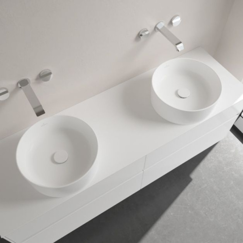 Раковина Villeroy & Boch Collaro 4A1840RW stone white ceramicplus фото 5
