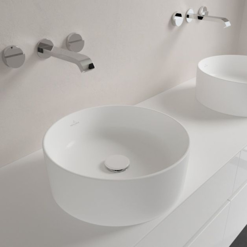 Раковина Villeroy & Boch Collaro 4A1840RW stone white ceramicplus фото 2