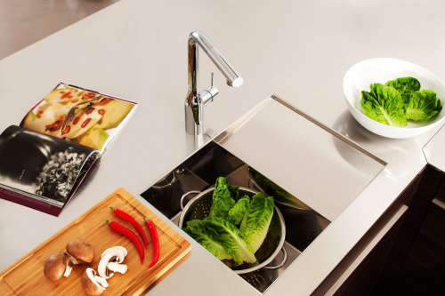 Смеситель Grohe Essence 30270000 для кухонной мойки, хром фото 4