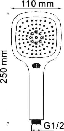 Смеситель Wasserkraft Aller 1061WHITE для ванны с душем фото 3
