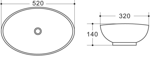 Раковина BelBagno BB1147 фото 3