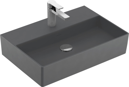 Раковина Villeroy & Boch Memento 4A226LI4 graphite, ceramicplus, без перелива