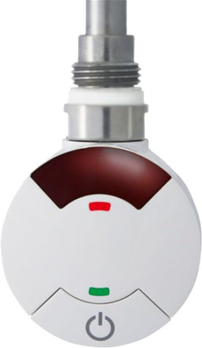 Полотенцесушитель электрический Luxrad Regular G Plus 064086 60х53 L, белый, терморегулятор selmo smart programm с пультом фото 2