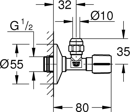 Комплект Grohe Euro Ceramic 39641000 фото 13