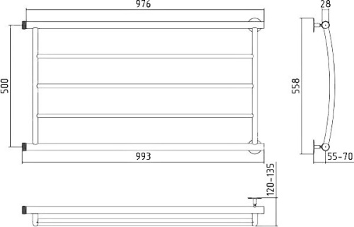 Полотенцесушитель водяной Стилье Минор 50x100 Г фото 2