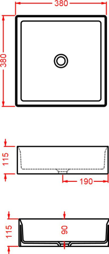 Раковина ArtCeram Scalino SCL001 38 см фото 4