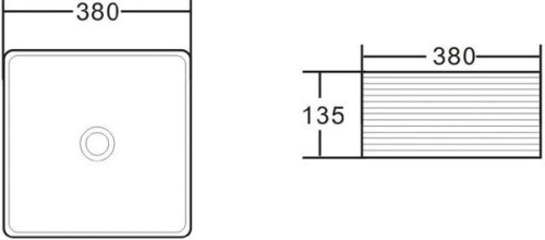 Раковина BelBagno BB1407 фото 3
