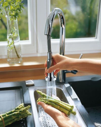 Смеситель Hansgrohe Talis M52 73863000 для кухонной мойки, хром фото 4