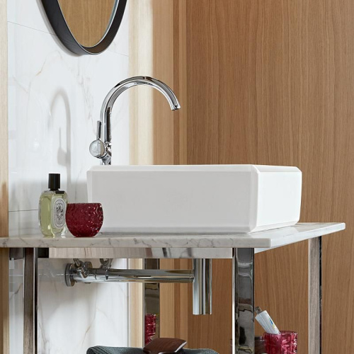 Раковина Villeroy & Boch Antheus 4A1065RW stone white, ceramicplus, без перелива фото 6