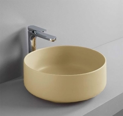 Раковина ArtCeram Cognac 42 giallo zinco фото 2
