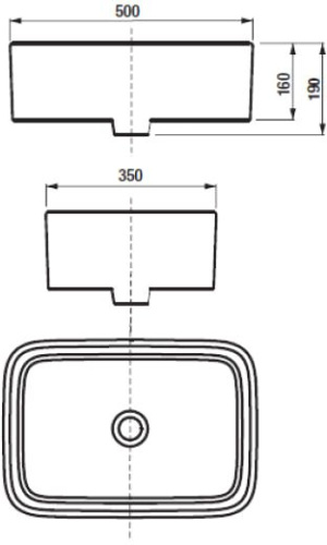 Раковина Roca Mila 732700B000 фото 3