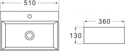 Раковина BelBagno BB1340 фото 3