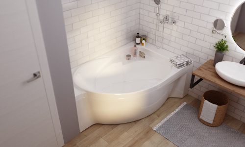 Акриловая ванна Marka One Ergonomika 175x110 R фото 8