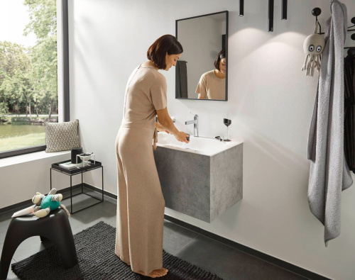 Смеситель Hansgrohe Finoris 110 76023000 для раковины, хром фото 3