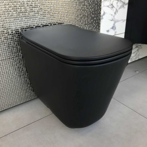 Унитаз приставной Kerasan Tribeca 511831 черный матовый фото 3