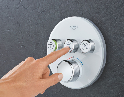 Термостат Grohe Grohtherm SmartControl 29904LS0 для душа, moon white фото 4