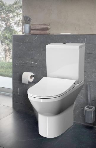 Унитаз-компакт VitrA Integra 7044B003-7200 безободковый фото 4