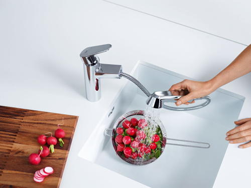 Смеситель Grohe Eurodisc Cosmopolitan 32257002 для кухонной мойки фото 2