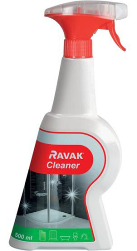 Шторка на ванну Ravak Rosa CVSK1 160/170 R Transparent, профиль блестящий + средство для ванн и душевых кабин фото 3