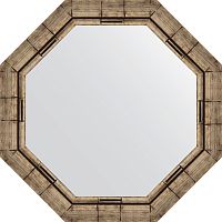 Зеркало Evoform Octagon BY 3668 64х64 см, серебряный бамбук