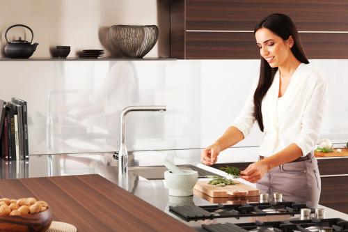 Смеситель Grohe Essence 30270000 для кухонной мойки, хром фото 3