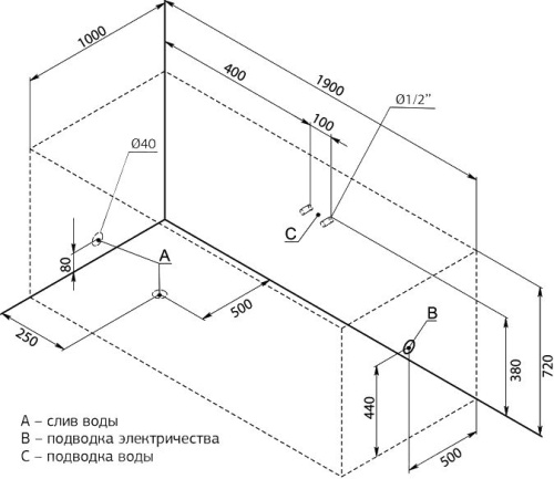 Акриловая ванна Aquanet Vega 00205556 190x100 с каркасом фото 9