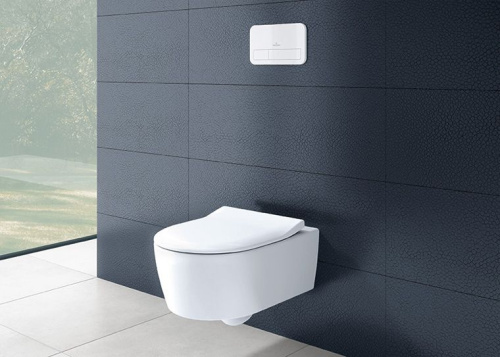 Унитаз подвесной Villeroy & Boch Avento 5656RSR1 alpin CeramicPlus фото 3