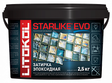 Затирка эпоксидная Litokol Starlike Evo S.145 чёрный карбон 2,5 кг.