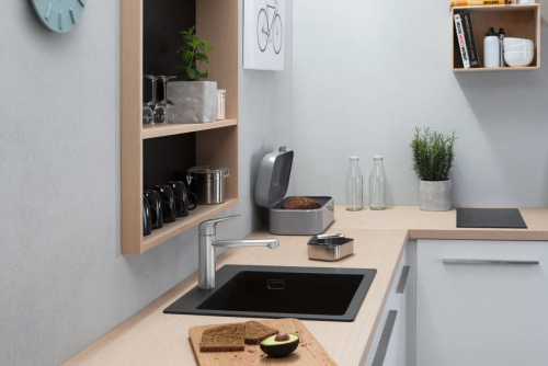 Смеситель Hansgrohe Focus M42 71806000 для кухонной мойки, хром фото 5