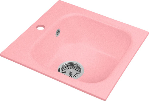 Мойка кухонная AquaGranitEx M-43 розовая
