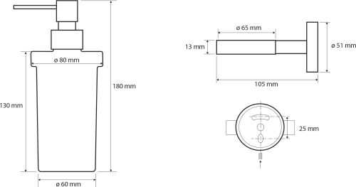 Дозатор Bemeta White 104109014 фото 2
