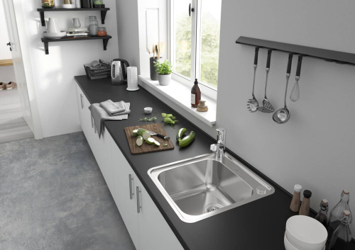 Смеситель Hansgrohe Focus M42 71829000 для кухонной мойки, хром фото 2