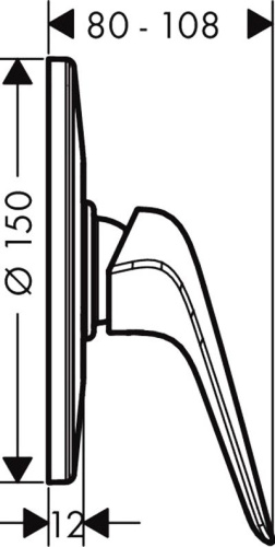 Смеситель Hansgrohe Novus 71067000 для душа фото 2